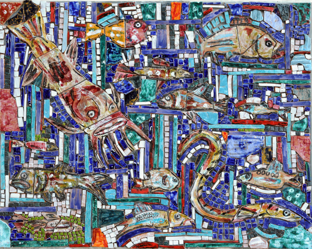 pesci mosaico Blevio 2017